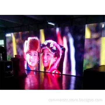 Wall Mount Big 1R1G1B P4mm Indoor Full Color LED Screen / L